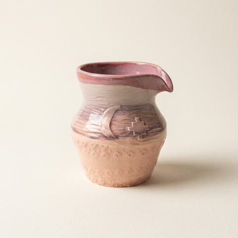 Pour Over Pitcher - White/Pink
