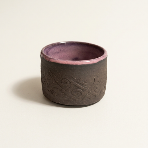Espresso Cup - Black/Pink