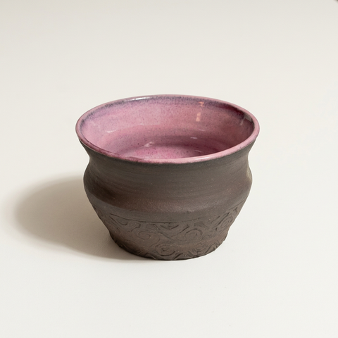 Coffee Cup - Black/Pink