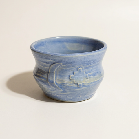 Coffee Cup - White/Blue