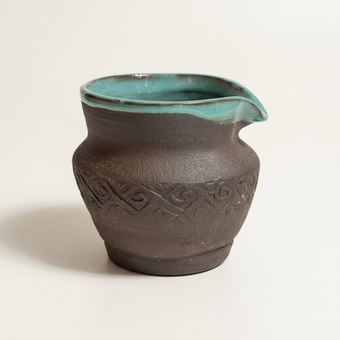 Pour Over Set - Black/Aqua