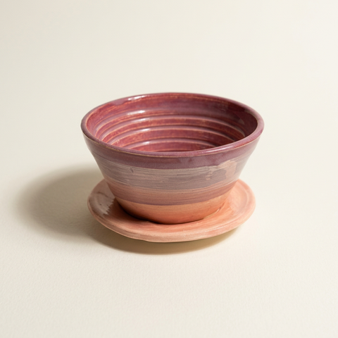Pour Over Set - White/Pink