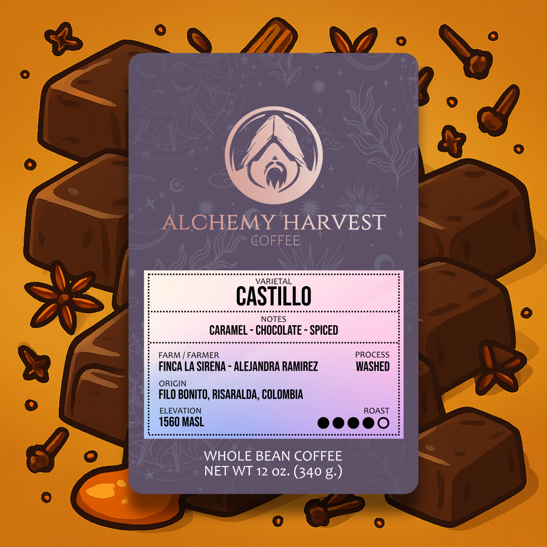 Specialty coffee from Pereira, Colombia with chocolate and caramel notes