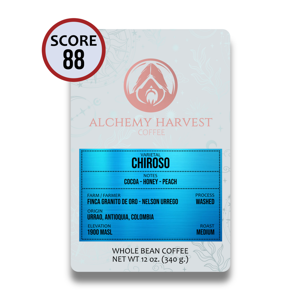 Specialty Chiroso coffee with SCA score of 88