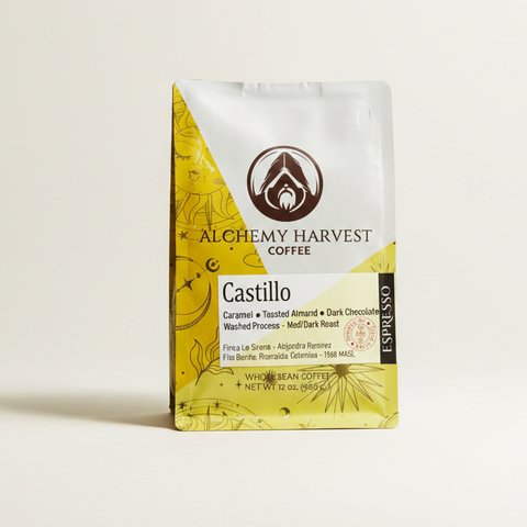 Castillo - Washed Process - Espresso Roast - Alchemy Harvest Coffee 12oz 